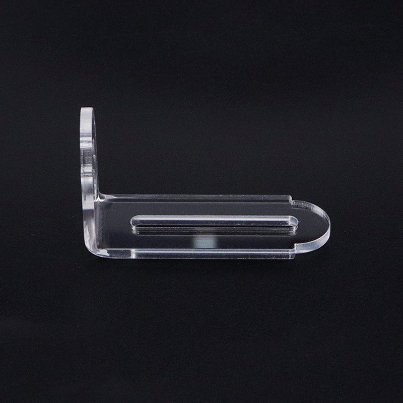 FarBoat 10pcs Adjustable Acrylic Corner Braces Clear Plastic Wall Mount
