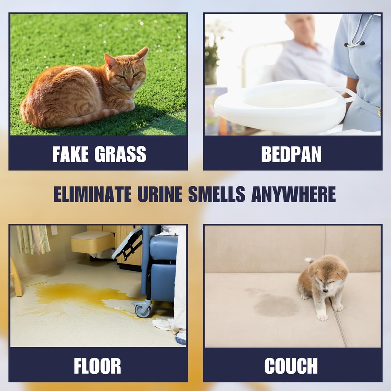 SMELLEZE Natural Urine Smell Removal Deodorizer: 2 lb. Granules Stops