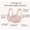 DotVol Women's Large Sizes Bra Full Cup Unpadded U-Back Bra