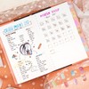 Monthly Tabs Planner Stickers Double Sided Index Tabs Writable Note