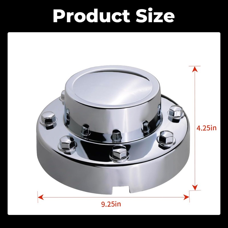 KARPAL Front and Rear Wheel Center Hubcap Compatible with 2011-2018