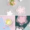 6Pcs Sakura Coaster, BetterJonny Kawaii Coasters for Drinks, Cherry Blossom