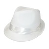 Kenny K Mens Wedding Dress Formal Fedora Hat, 2XL, White
