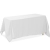 Lann's Linens 5 Pack 90 x 132 Inch Rectangular Tablecloth,