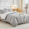 Tokokimo Double Duvet Cover Set 4PCS Bedding Set with Fitted