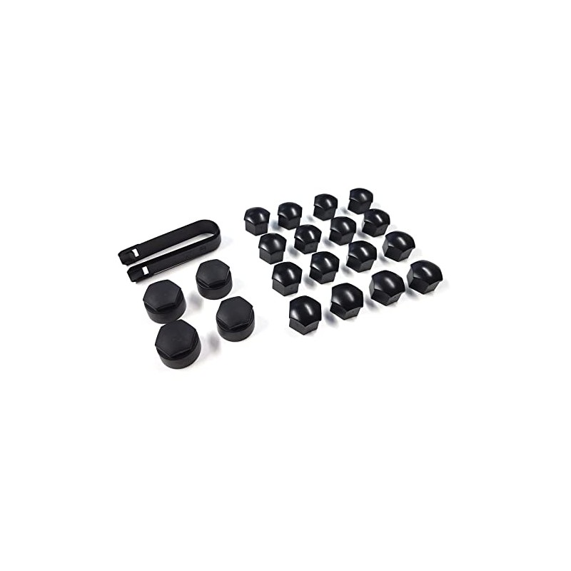Skoda 000071215N01C Cover Caps Wheel Bolts Wheel Bolt Caps, Matte