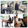 Foot Hammock for Plane Travel, No Collapse Thickened Bamboo Airplane