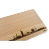 Brotzeitbrett Wien Skyline | Beech Breakfast Board | Wooden Chopping