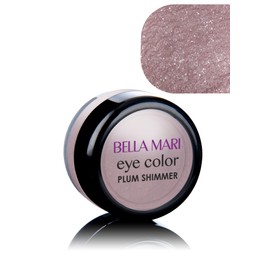Bella Mari Natural Mineral Eyeshadow, Plum (Shimmer); 0.1oz