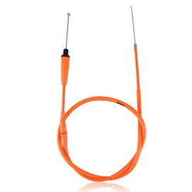Nibbi 46" Go Kart Throttle Cable - Universal Motorcycle Throttle Cable for Dirt Pit Bike Mini Bike Motocross 125 150 Moped - Orange