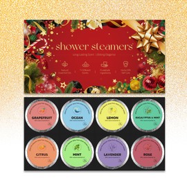 ZIAKEAU Shower Steamers Aromatherapy 8 Packs Coolest Gifts for Women Shower Bombs Relaxation Gifts for Women Christmas Stocking Stuffers Shower Essentials Ideal Shower Decor Self Care & Stress Relief