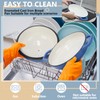 Reallnaive 8 Pcs Enameled Bread Dutch Oven with Lid for
