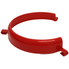 Ravencourt Living Plate Surround – Perfect for People with Tremors, Elderly, Parkinsons Patients, Prevents Food Spillage, One-Handed Use, Easy Clip On Design, Dishwasher Safe (Red)