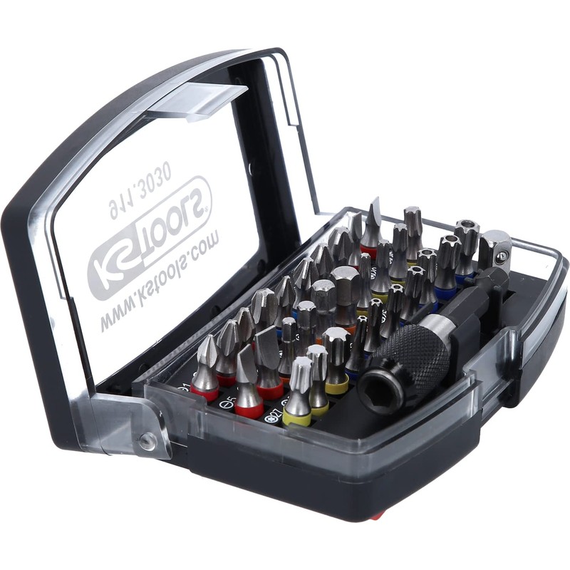 KS Tools 911.3030 1/4 Inch Torsionpower Bit Set, 32 Pieces
