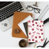 OXW Coquette Pink Bow Notebook Journal, Pink Cherry Planner Cute