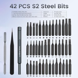 VMYTH iDriver MS1 Small Precision Screwdriver Set, 46 in 1 Multi Functional Portable Magnetic Mini Repair Tool Kit for Eyeglass, Phone, Laptop, Watch, PC Computer, Electronics