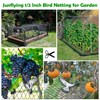 Junflying Bird Netting 20 x 20 FT Heavy Duty 1/2