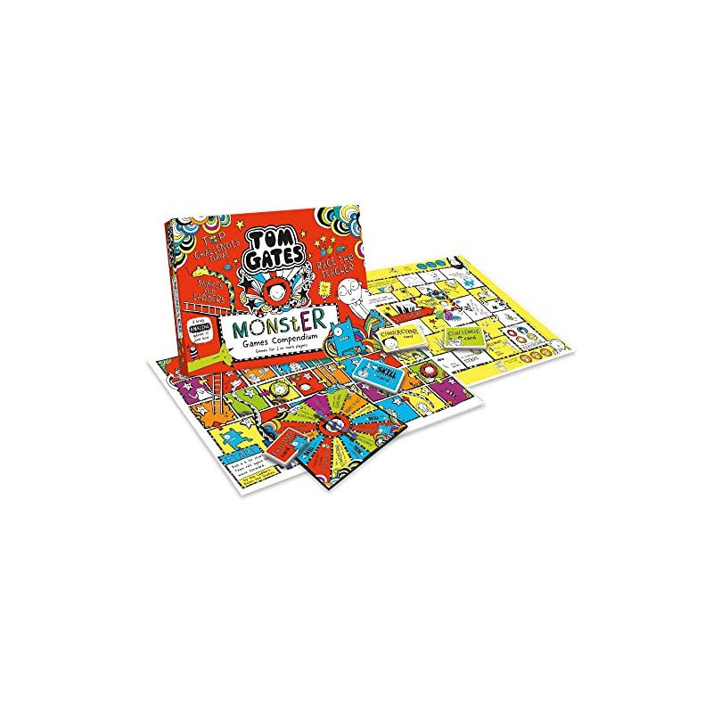 University Games Tom Gates Monster Board Games Compendium