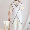 NEWGEM 100% Waterproof Cross Back Apron With Pockets For Women