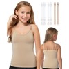 iMuchic Camisole Tank Tops for Girls, Stretch Undershirts Comfortable Camis