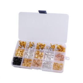 FOMIYES Aluminum Dreadlocks Hair Braid Rings Adjustable Hair Cuffs Set with Flexible Metal Beads for Braiding Mixed Colors Easy to Use for Women and Girls