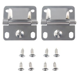 Cooler Stainless Steel Hinge, for Camping Cooler Accessories, Compatible with Coleman Ice Chest Stainless Steel Hinges with Screws 5235 5250 5286b 6262 6270-2 Pack