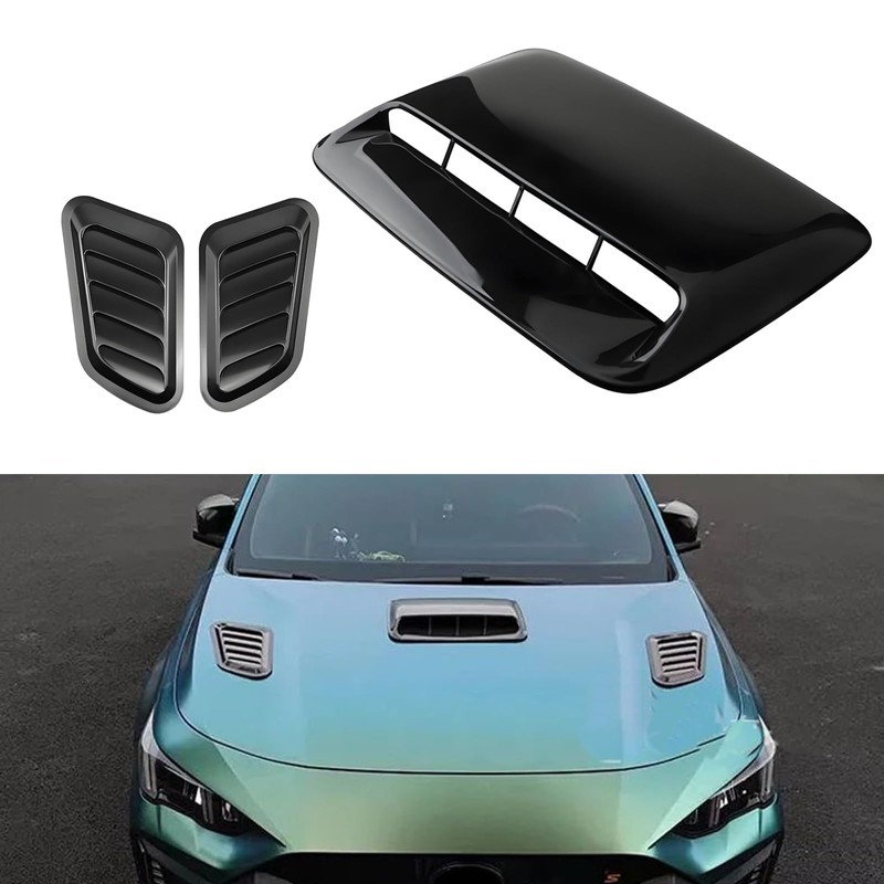 Car Hood Air Flow Vent Decorative Kit Modification Hood Scoop