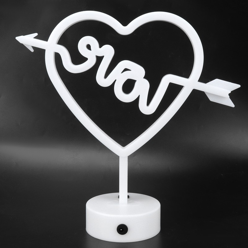 Heart Shape Neon Light Night Light for Wedding Party Kids