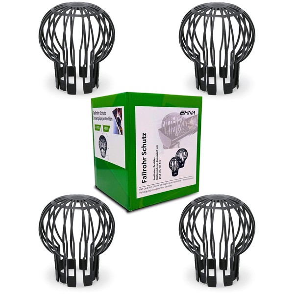 EKNA Downpipe Leaf Protection – 4 x Gutter Downpipe Protection