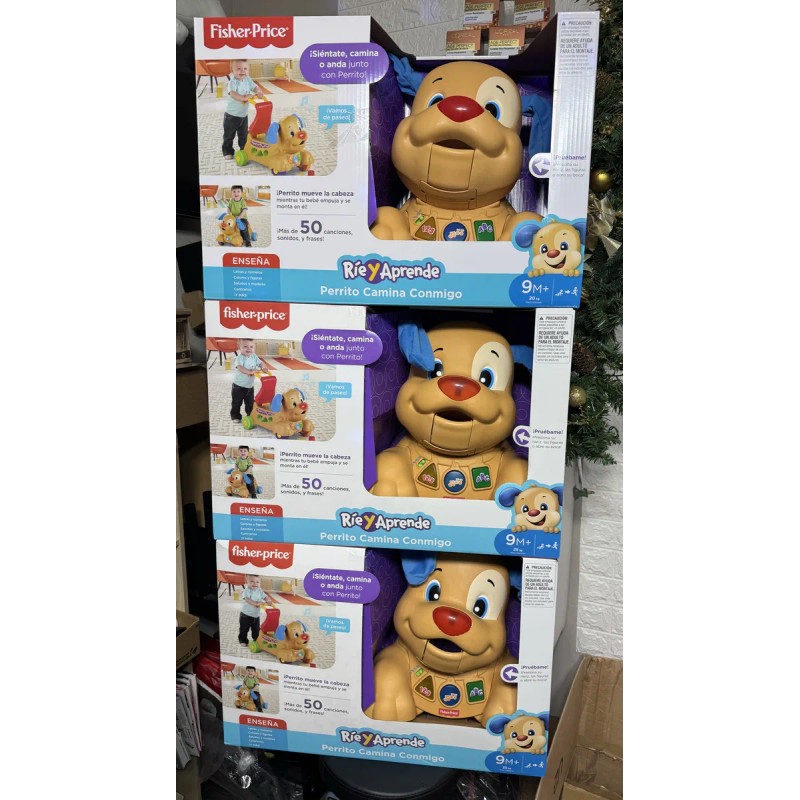 Andadera Para Bebés Fisher-price Perrito Camina Conmigo Multicolor (Usado)