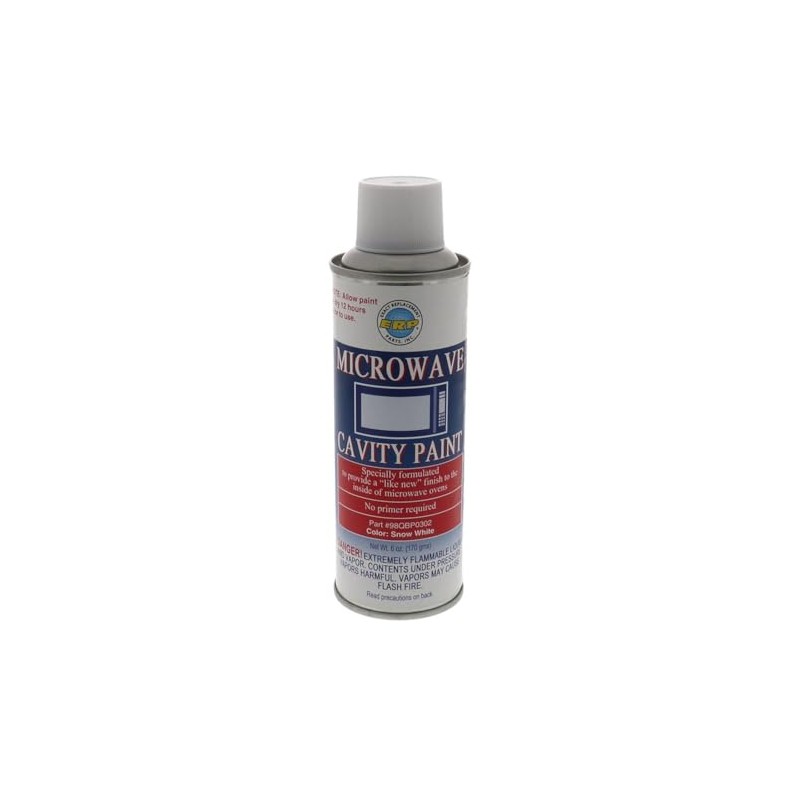 98QBP0302 MICROWAVE OVEN CAVITY PAINT IN SNOW WHITE