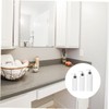 IWOWHERO 3pcs White Lotion Pump Bottles Refillable Travel Containers for