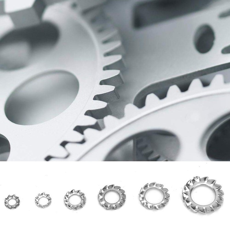 300pcs/set External Dental Lock Washers M2.5 M3 M4 M5 M6