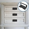 PATIKIL Recessed Pull Door Handle, 2 Pack Invisible Flush Pull