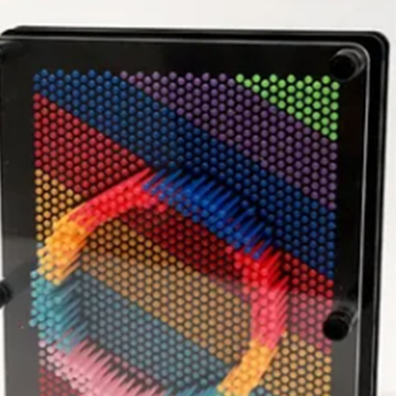 3D Pin Art Board Toy Colorful Improve Imagination Incredibly Patterns