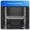 hb-digital 10 Inch Shelf 1U for Network Cabinet Server Cabinet