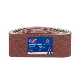 SALI Sanding Belts Pack of 10 75 x 457 mm Sanding Belt Grit 120 Belt Sandpaper for Belt Sander Sanding Machine for Wood Metal Grinding, Filing, Sharpening and Rust Removal