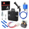 Ignition Coil Pack & Voltage Regulator Rectifier Starter Relay Spark
