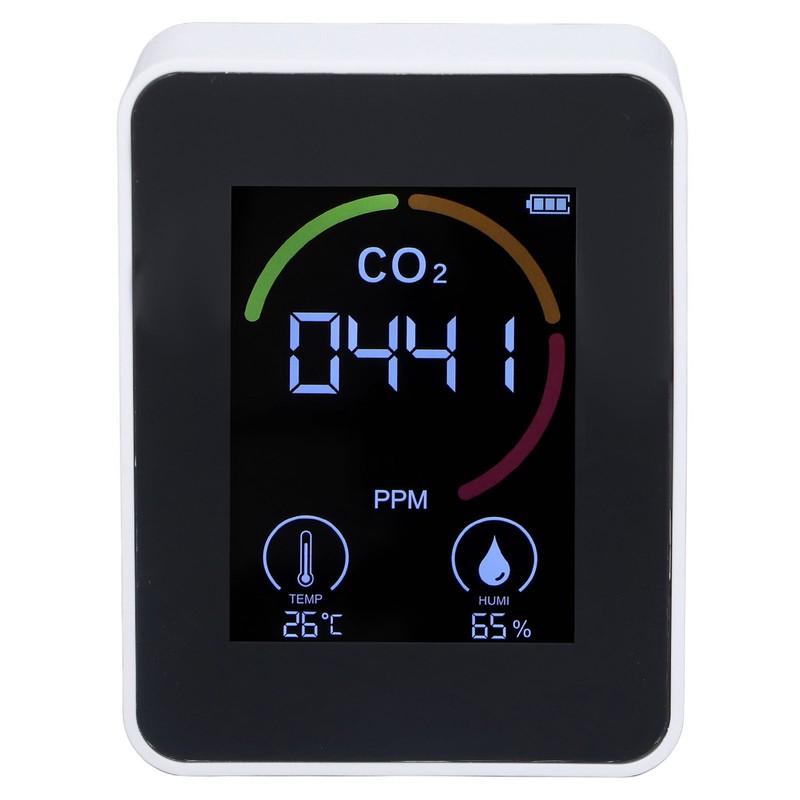 Digital Air Quality Monitor Carbon Dioxide Detector CO2 Tester Temperature