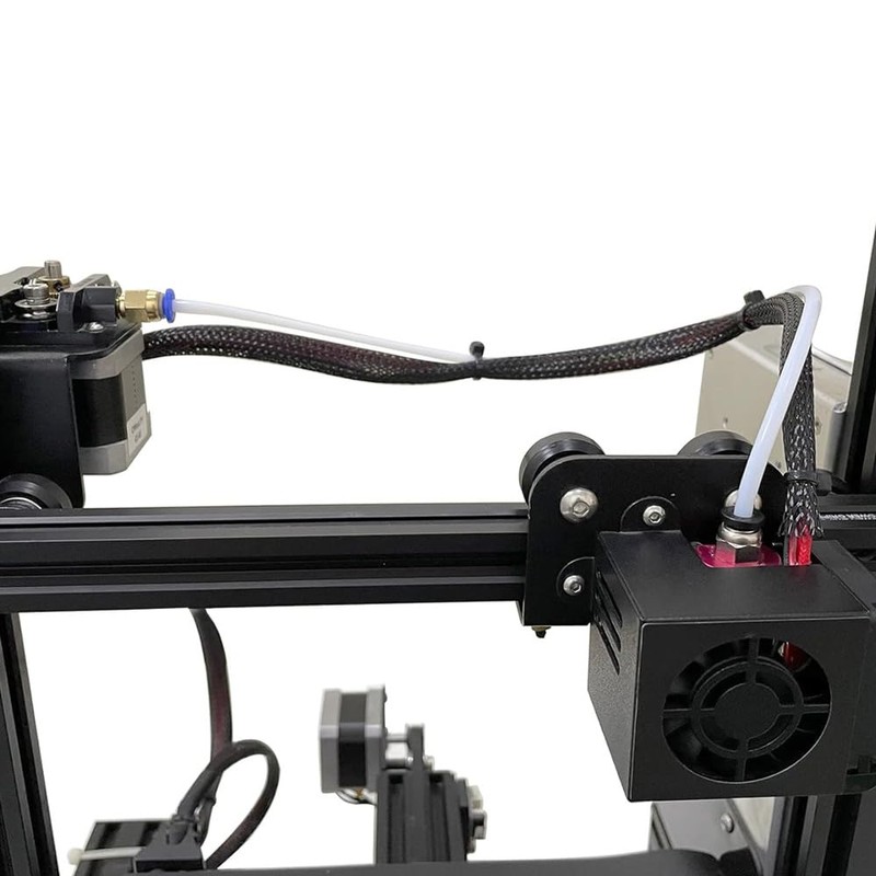 QitinDasen 5 Meters 3D Printer PTFE Teflon Tube with Cutter,