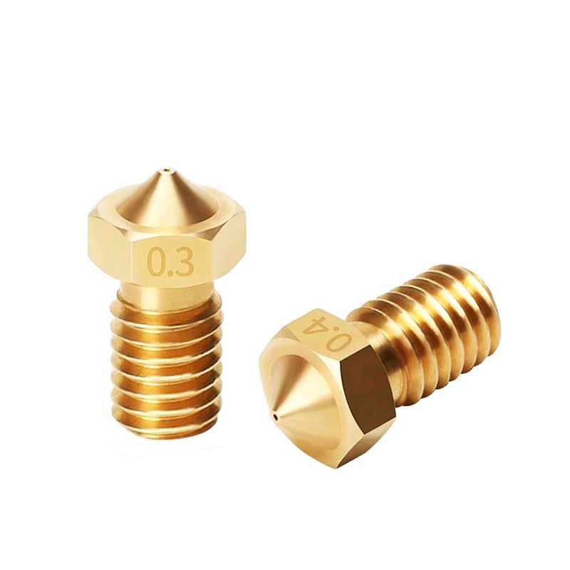 30pcs V6 Nozzle Brass 3D Printer Nozzles Set 0.2mm 0.3mm