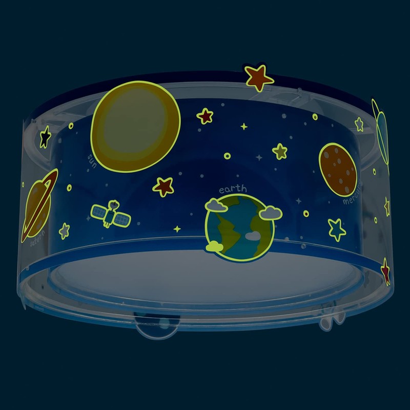 Dalber Ceiling Light Children's Room, Ceiling Light for Children, Planets