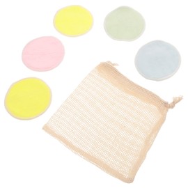 Healeved Sets Reusable Makeup Removal Pads Pattern Facial Cleaning Pads Soft Cleaning for Gentle Makeup Removal Pcs Random