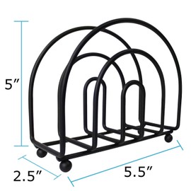 Blue Donuts Chrome Collection Napkin Holder - Classic Napkin Holders for Tables, Dining Table Napkin Holders for Kitchen, Kitchen Organization, Chrome