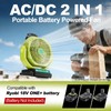 Battery Powered Fan Compatible with Ryobi 18V Battery Portable Cordless