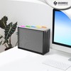 GoldOrcle Hanging File Organizer, Letter-size File Holder Filing Box with