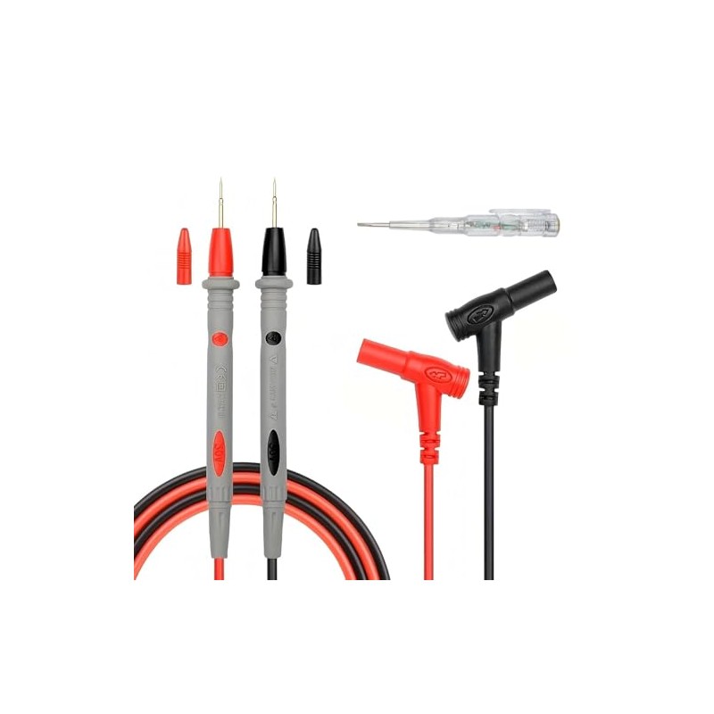 1000V 20A Multimeter Test Lead Probe Banana Plug with Color