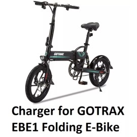 coming data 🔥powr supply  battery Charger for GOTRAX EBE1 16'' Folding electric bike