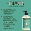 MRS. MEYER'S CLEAN DAY Hand Soap, Made with Essential Oils,
