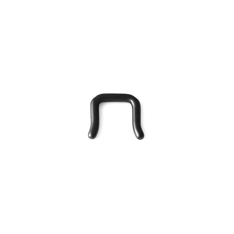Titanium Septum Retainer 14g 14 Gauge Black